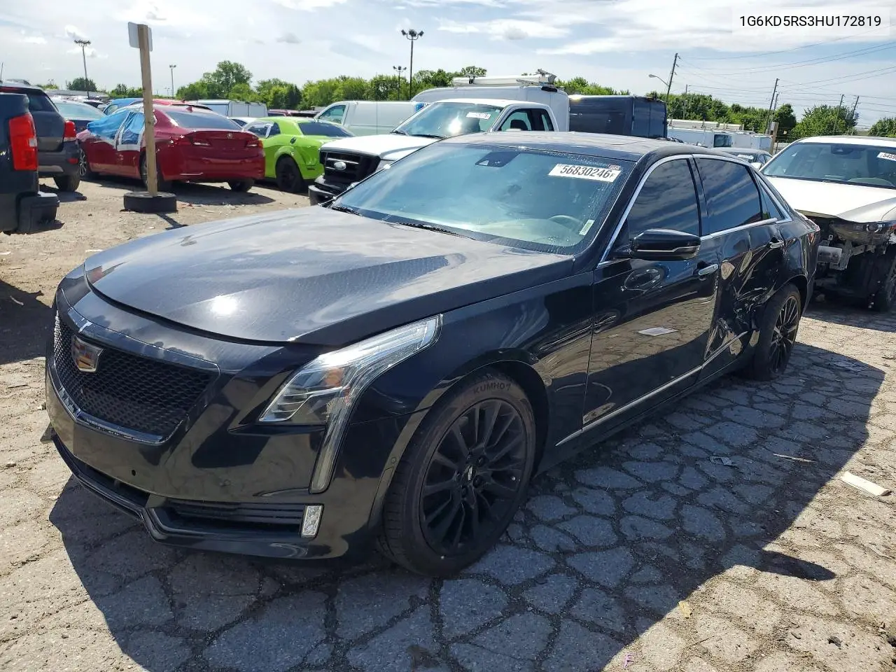2017 Cadillac Ct6 Luxury VIN: 1G6KD5RS3HU172819 Lot: 56830246