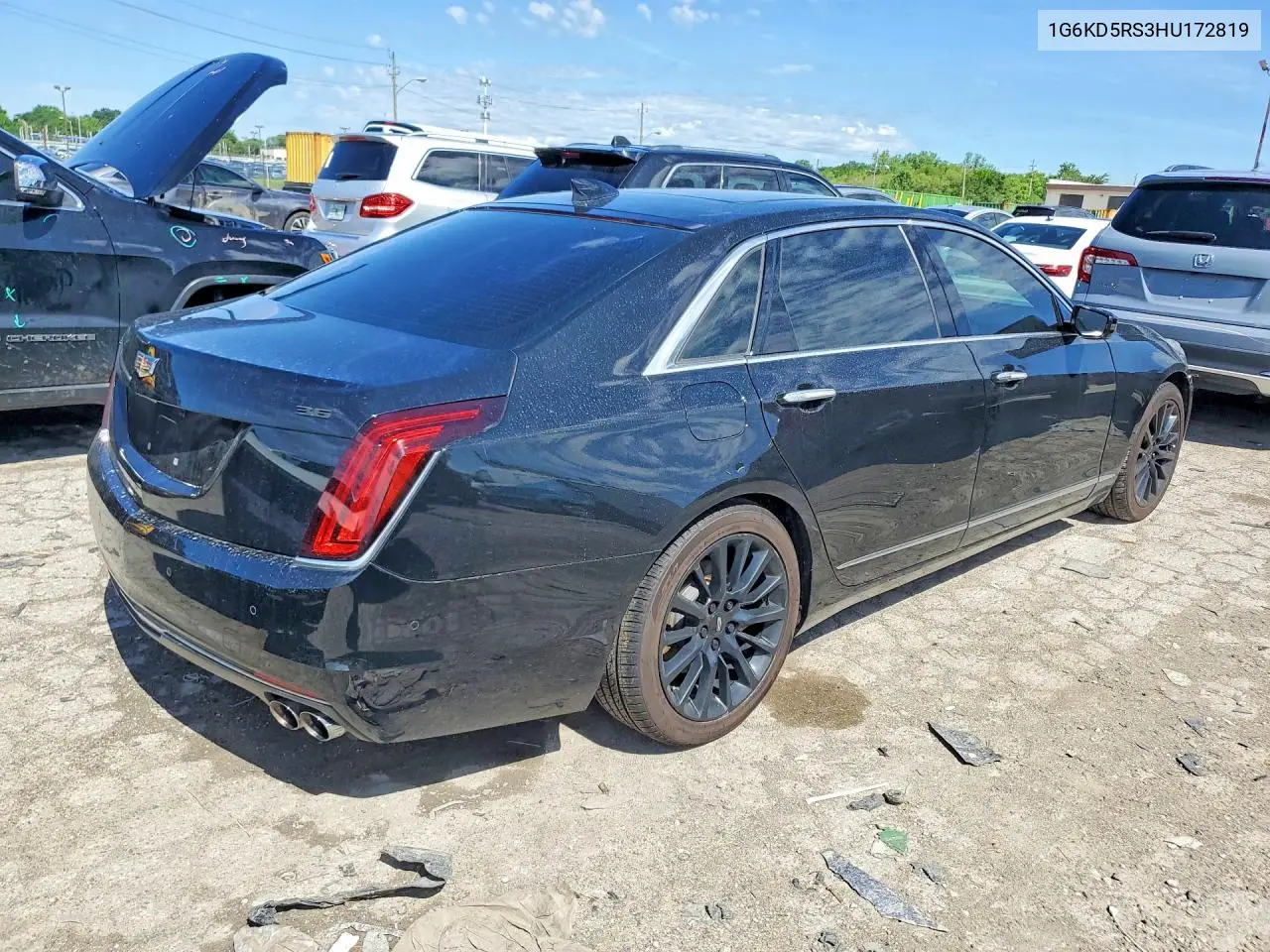 2017 Cadillac Ct6 Luxury VIN: 1G6KD5RS3HU172819 Lot: 56830246