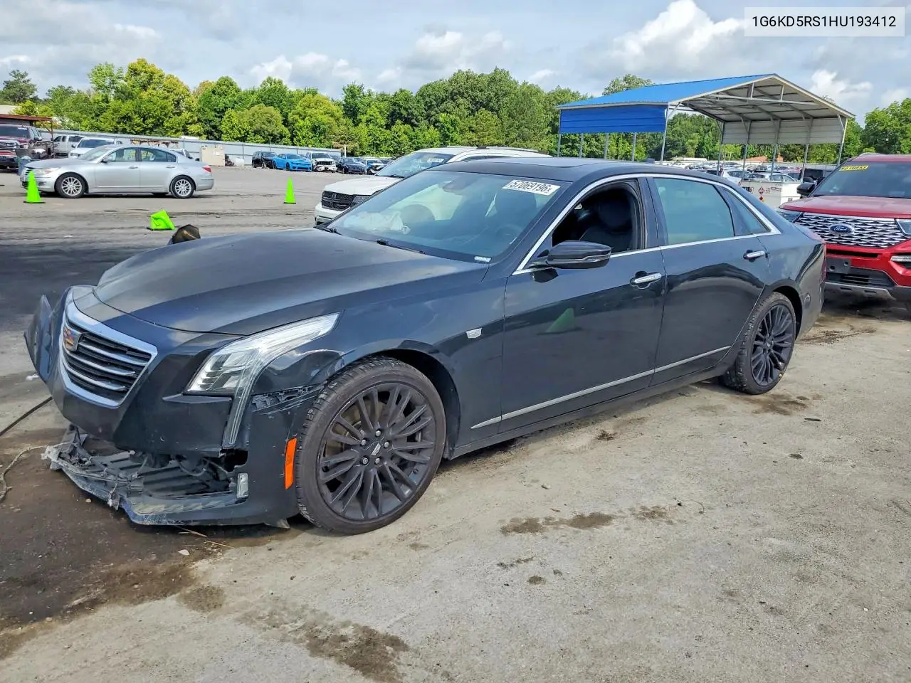 2017 Cadillac Ct6 Luxury VIN: 1G6KD5RS1HU193412 Lot: 57069196