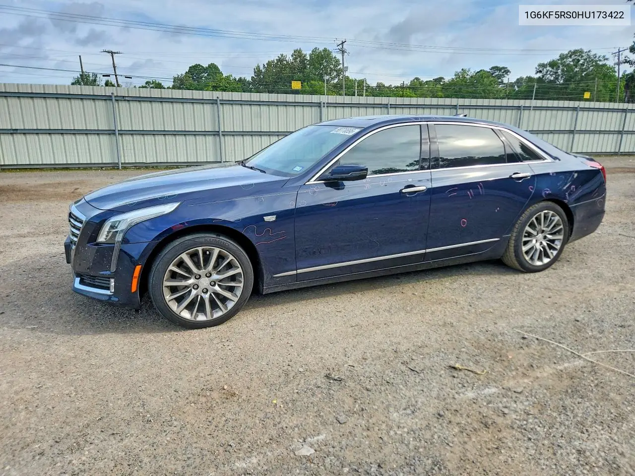 2017 Cadillac Ct6 Premium Luxury VIN: 1G6KF5RS0HU173422 Lot: 58770896