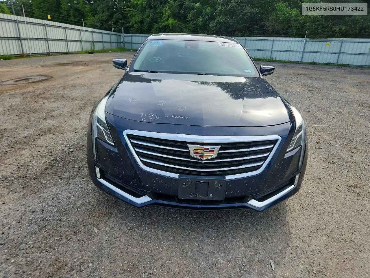 2017 Cadillac Ct6 Premium Luxury VIN: 1G6KF5RS0HU173422 Lot: 58770896