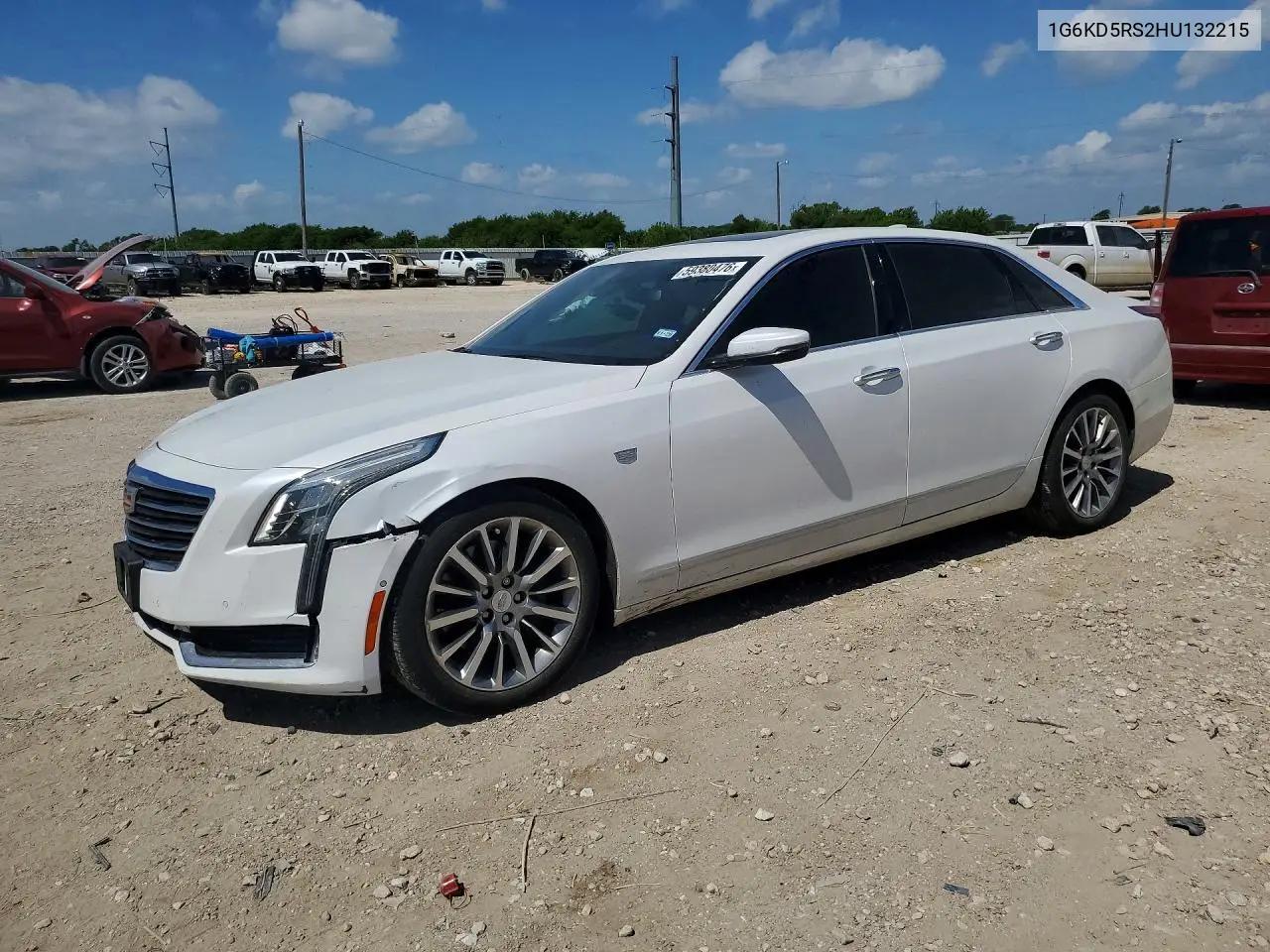 2017 Cadillac Ct6 Luxury VIN: 1G6KD5RS2HU132215 Lot: 59380476
