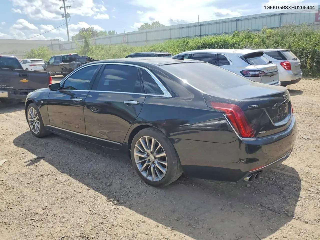 2017 Cadillac Ct6 Luxury VIN: 1G6KD5RSXHU205444 Lot: 59576716