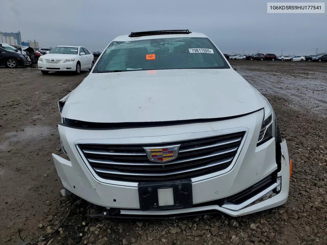2017 Cadillac Ct6 Luxury VIN: 1G6KD5RS9HU177541 Lot: 79817405