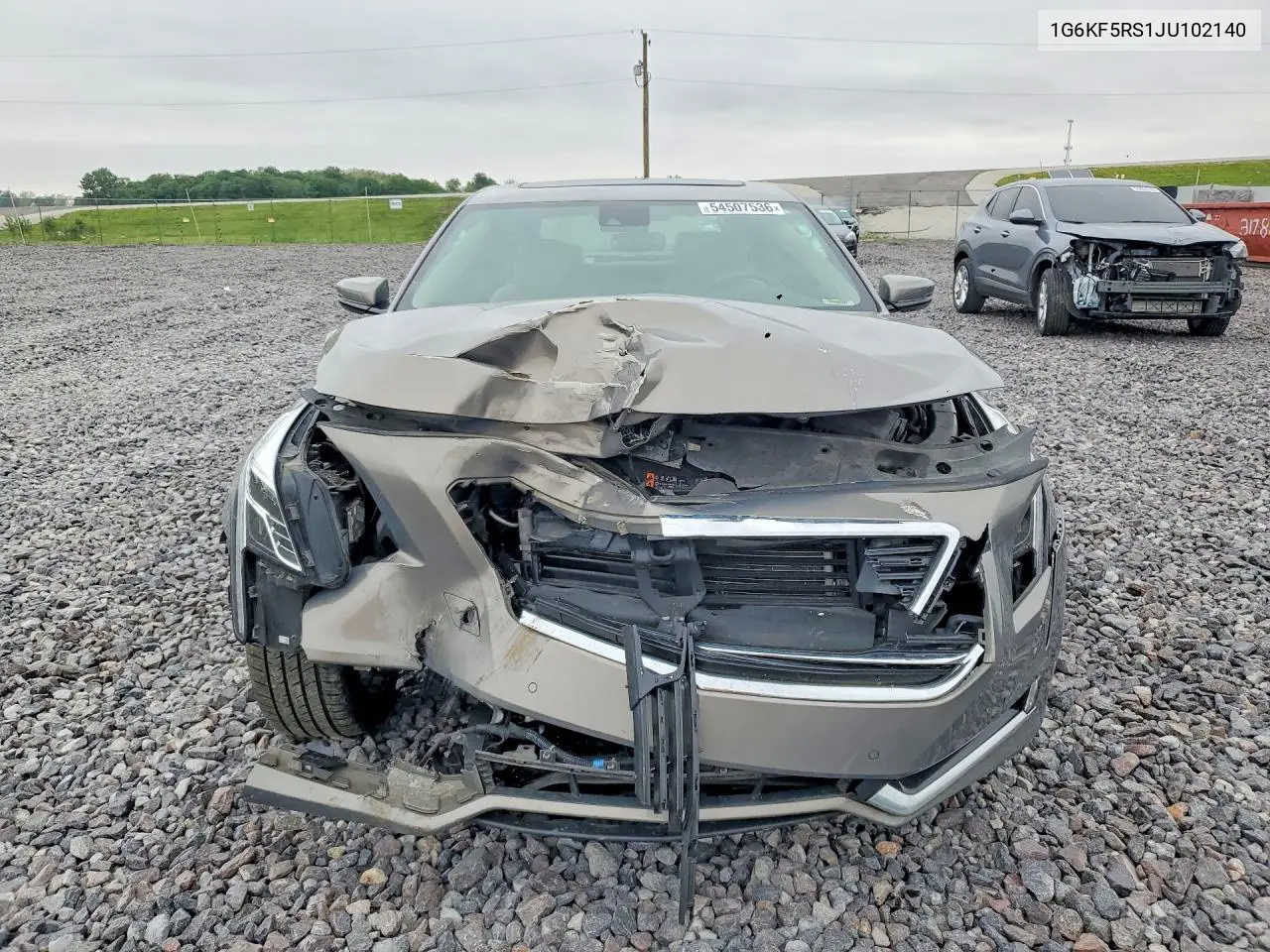 2018 Cadillac Ct6 Premium Luxury VIN: 1G6KF5RS1JU102140 Lot: 54507536
