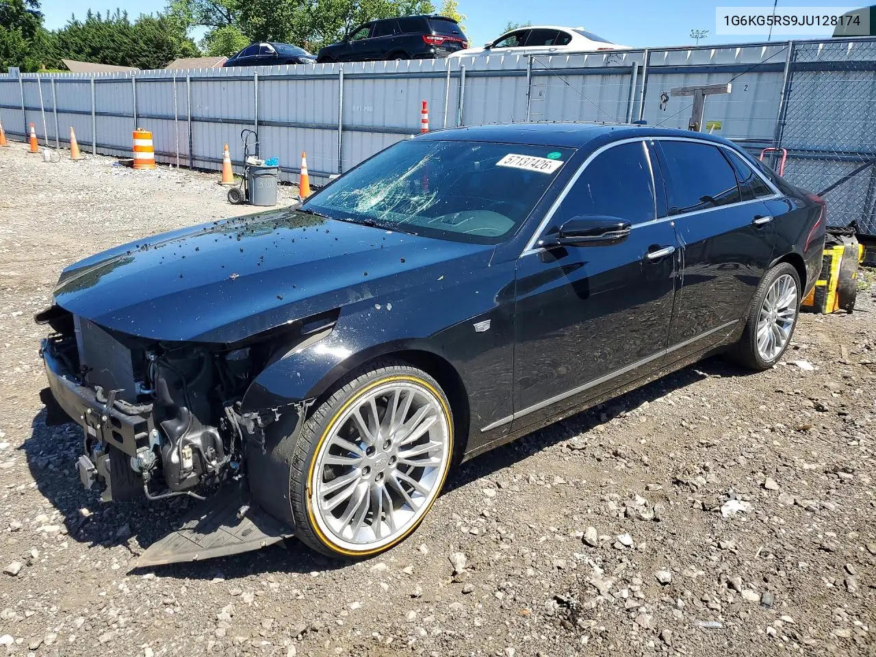 2018 Cadillac Ct6 Premium Luxury Csav VIN: 1G6KG5RS9JU128174 Lot: 57137426