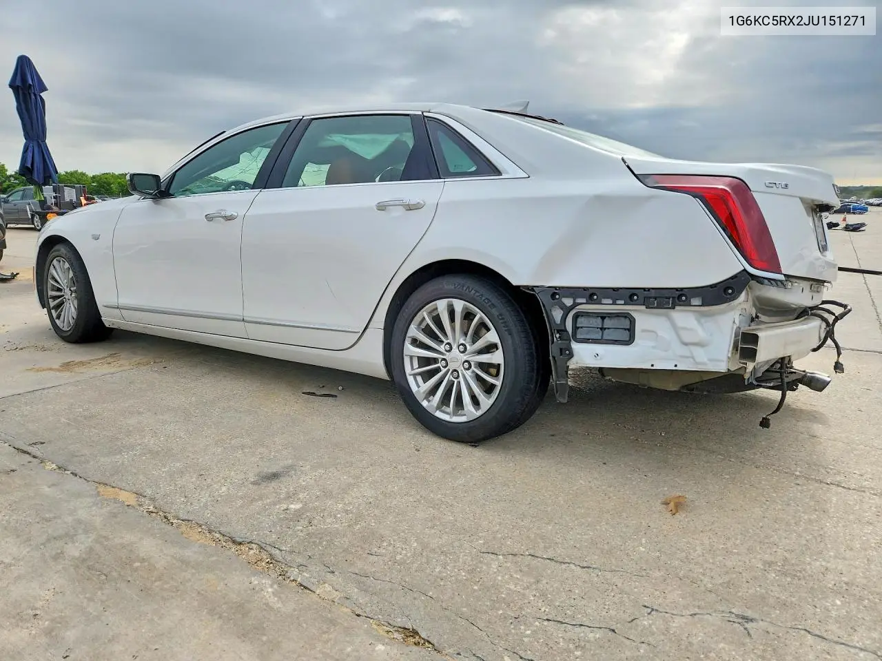 2018 Cadillac Ct6 Luxury VIN: 1G6KC5RX2JU151271 Lot: 57314906