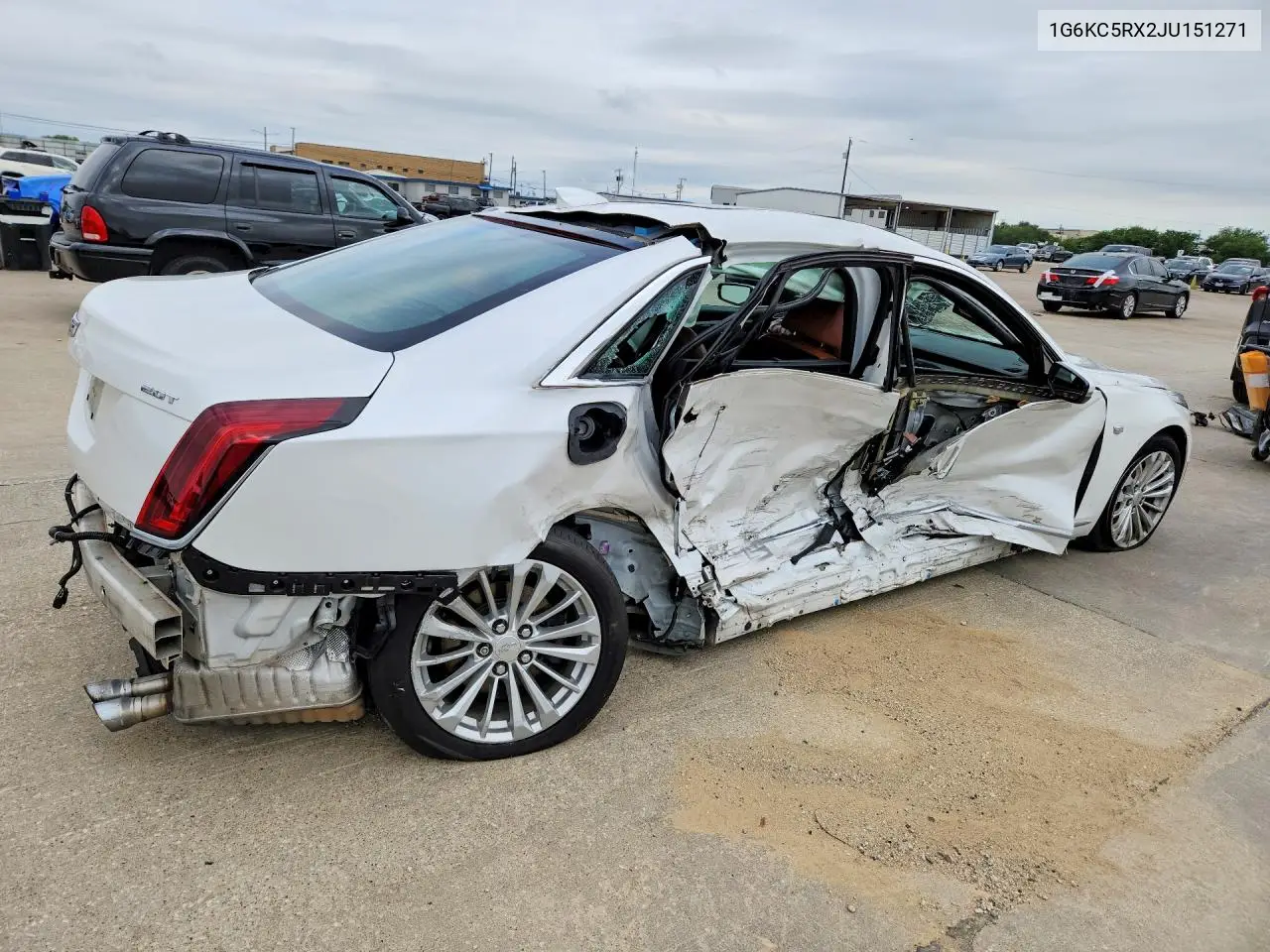 2018 Cadillac Ct6 Luxury VIN: 1G6KC5RX2JU151271 Lot: 57314906