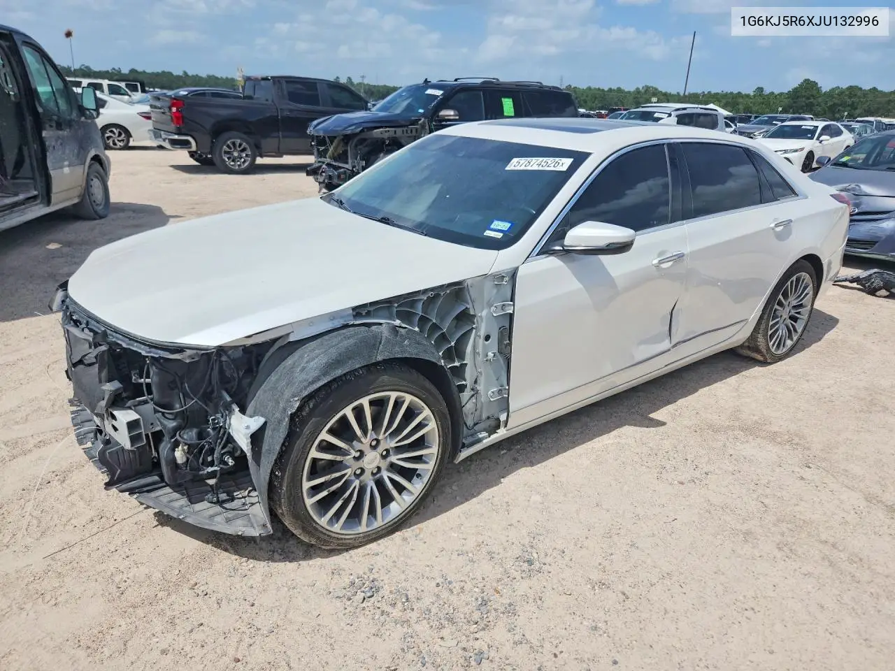 2018 Cadillac Ct6 Premium Luxury Csav VIN: 1G6KJ5R6XJU132996 Lot: 57874526