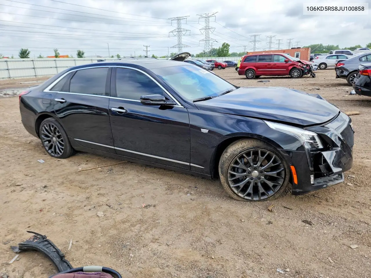 2018 Cadillac Ct6 Luxury VIN: 1G6KD5RS8JU100858 Lot: 58929896