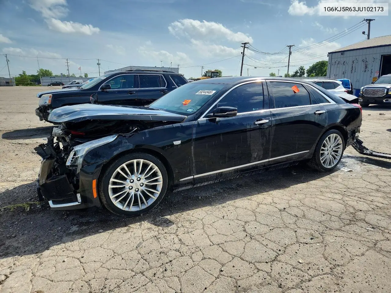 2018 Cadillac Ct6 Premium Luxury Csav VIN: 1G6KJ5R63JU102173 Lot: 59244946