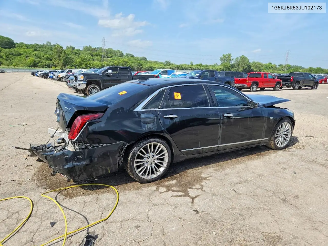 2018 Cadillac Ct6 Premium Luxury Csav VIN: 1G6KJ5R63JU102173 Lot: 59244946