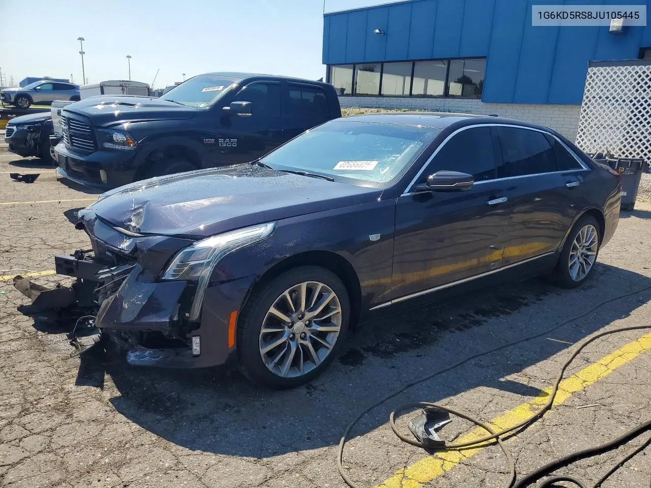 2018 Cadillac Ct6 Luxury VIN: 1G6KD5RS8JU105445 Lot: 60685826