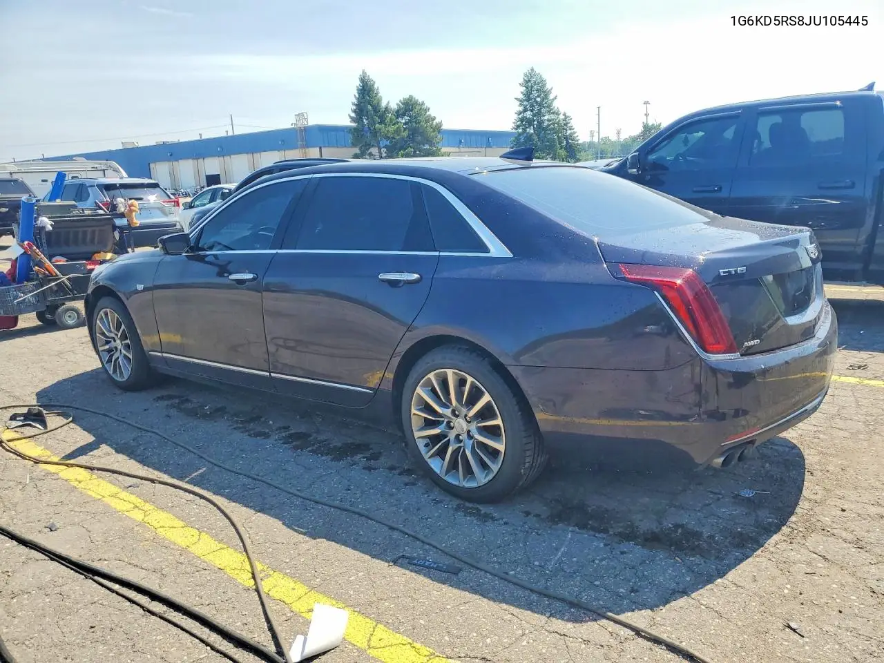 2018 Cadillac Ct6 Luxury VIN: 1G6KD5RS8JU105445 Lot: 60685826
