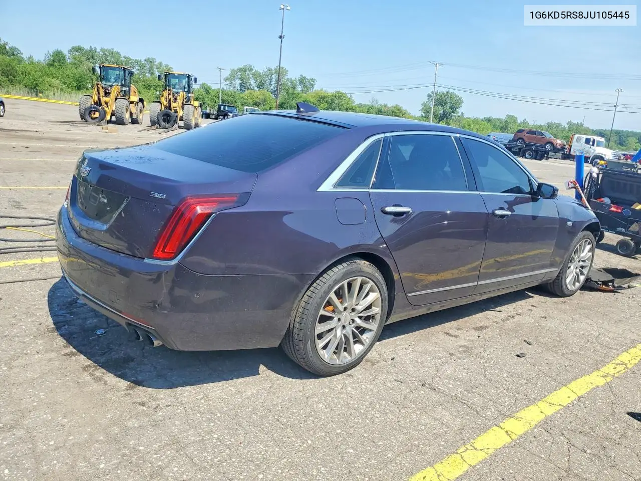 2018 Cadillac Ct6 Luxury VIN: 1G6KD5RS8JU105445 Lot: 60685826