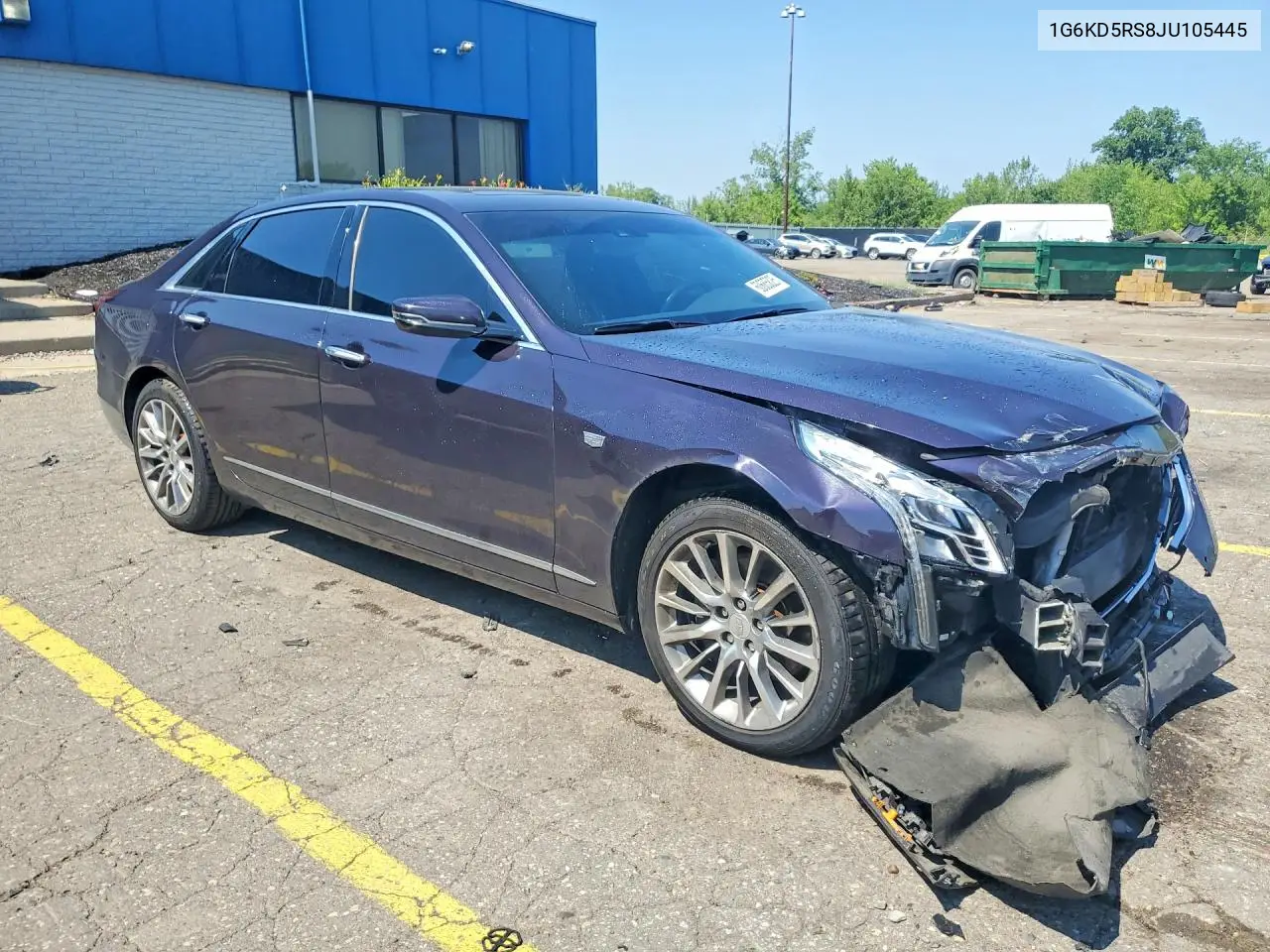 2018 Cadillac Ct6 Luxury VIN: 1G6KD5RS8JU105445 Lot: 60685826