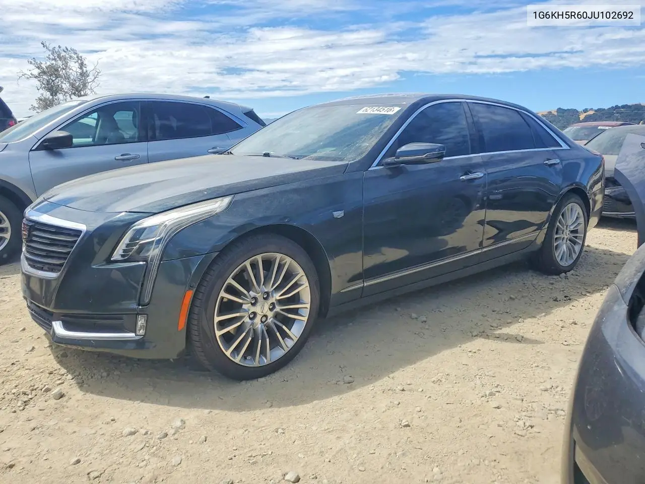 2018 Cadillac Ct6 Premium Luxury VIN: 1G6KH5R60JU102692 Lot: 62134516