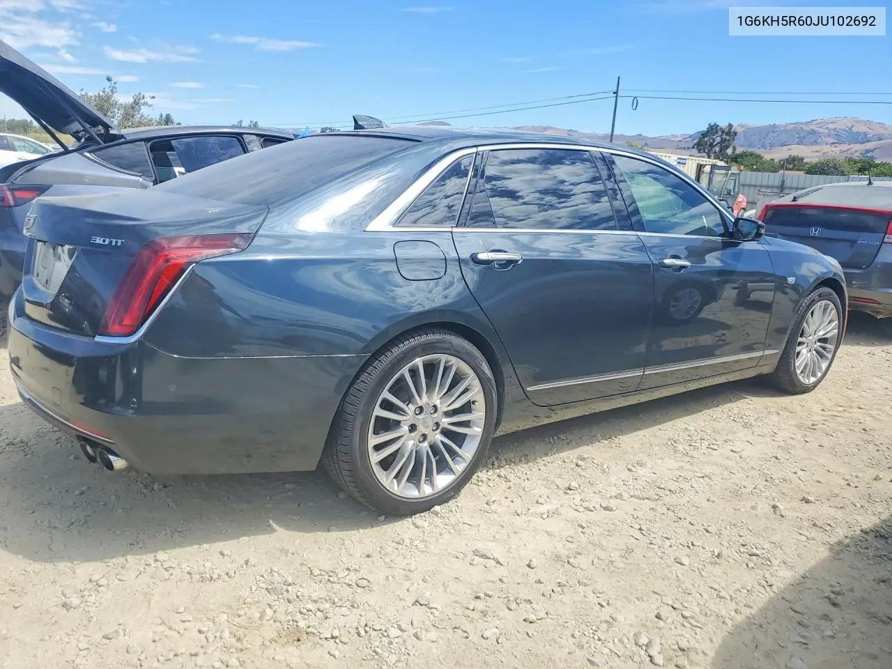 2018 Cadillac Ct6 Premium Luxury VIN: 1G6KH5R60JU102692 Lot: 62134516
