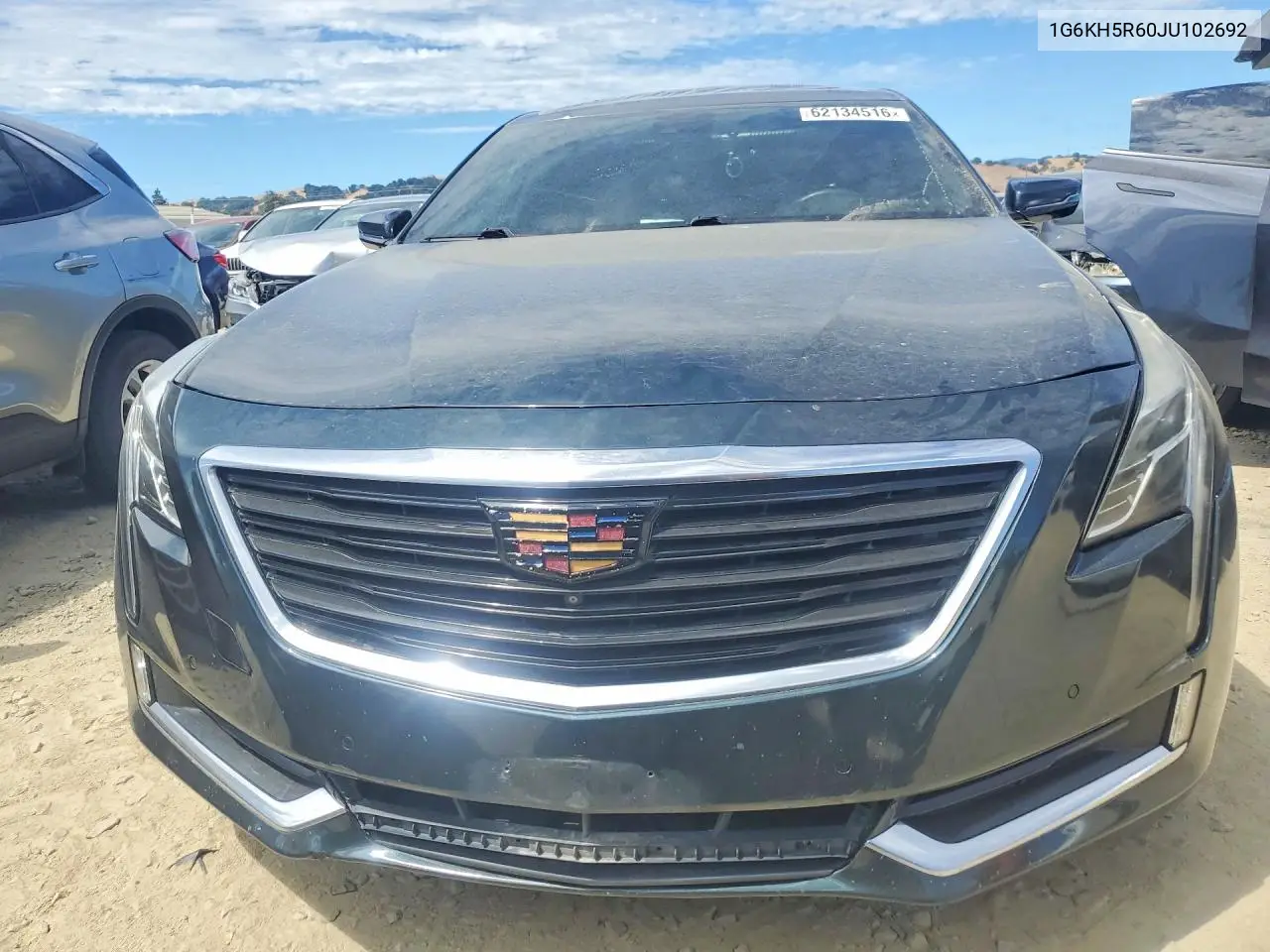2018 Cadillac Ct6 Premium Luxury VIN: 1G6KH5R60JU102692 Lot: 62134516