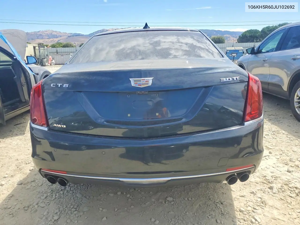 2018 Cadillac Ct6 Premium Luxury VIN: 1G6KH5R60JU102692 Lot: 62134516