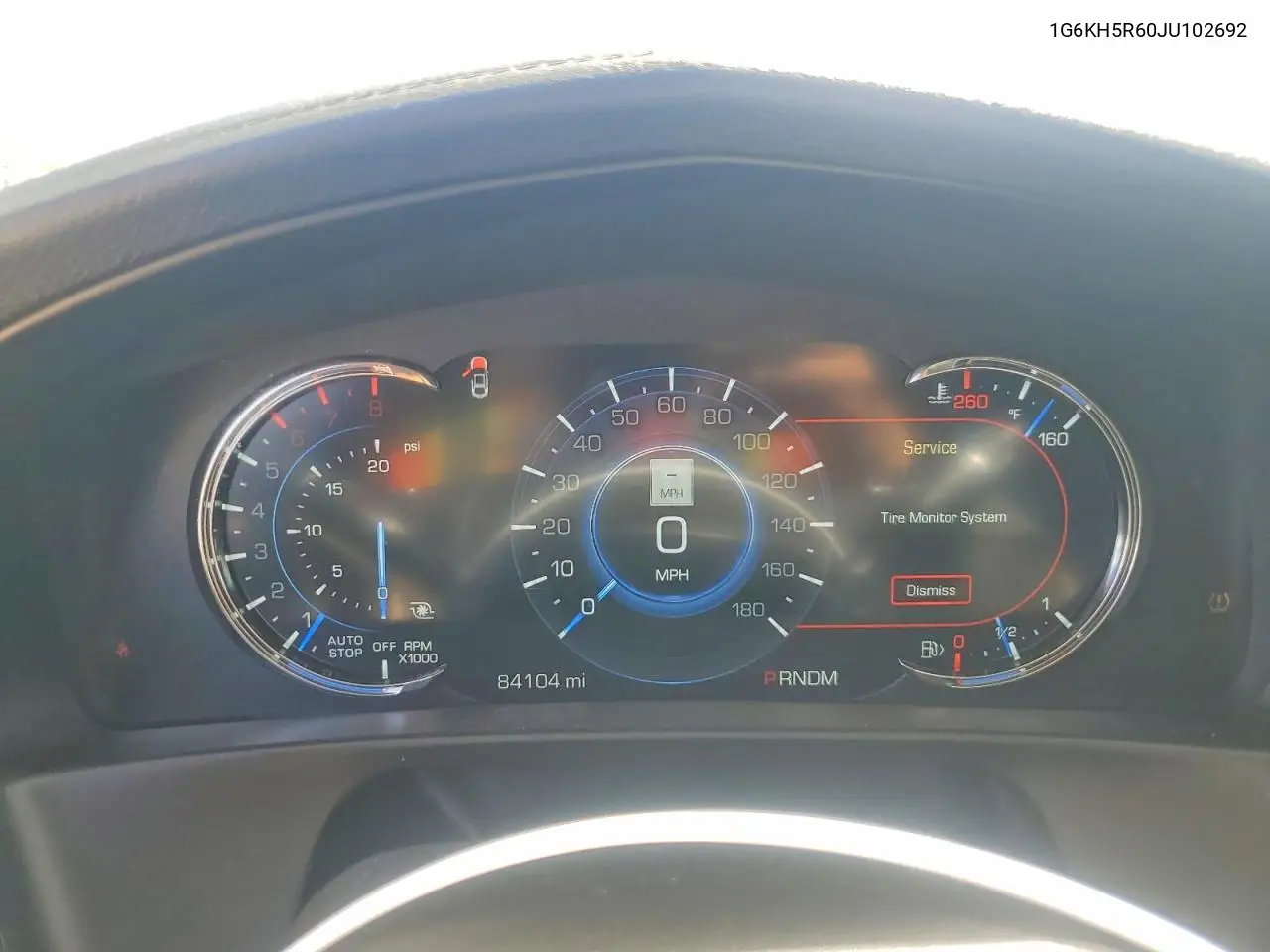 2018 Cadillac Ct6 Premium Luxury VIN: 1G6KH5R60JU102692 Lot: 62134516