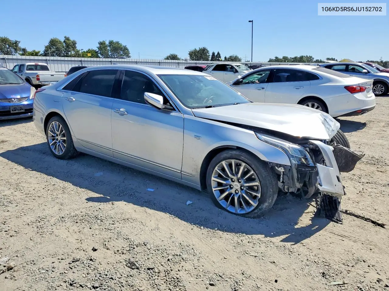 2018 Cadillac Ct6 Luxury VIN: 1G6KD5RS6JU152702 Lot: 73343505