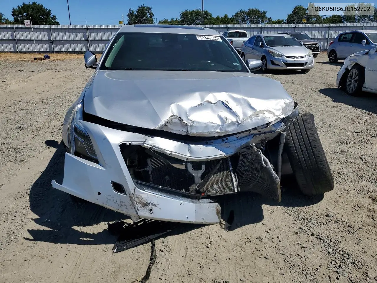 2018 Cadillac Ct6 Luxury VIN: 1G6KD5RS6JU152702 Lot: 73343505
