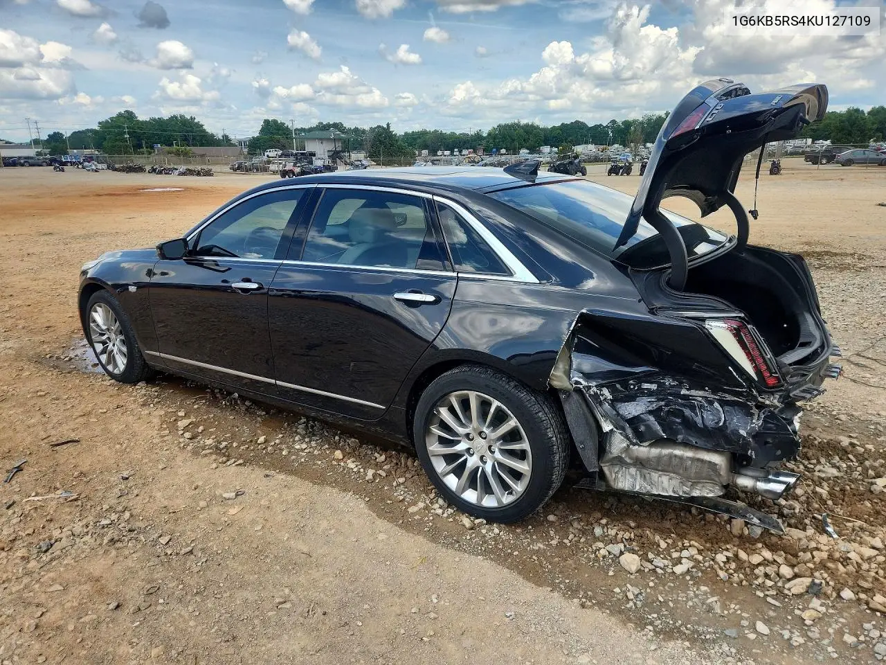 2019 Cadillac Ct6 Luxury VIN: 1G6KB5RS4KU127109 Lot: 55213036
