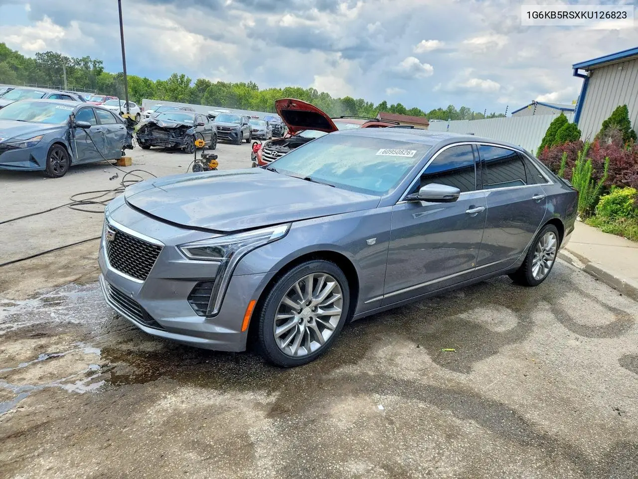 2019 Cadillac Ct6 Luxury VIN: 1G6KB5RSXKU126823 Lot: 60950826