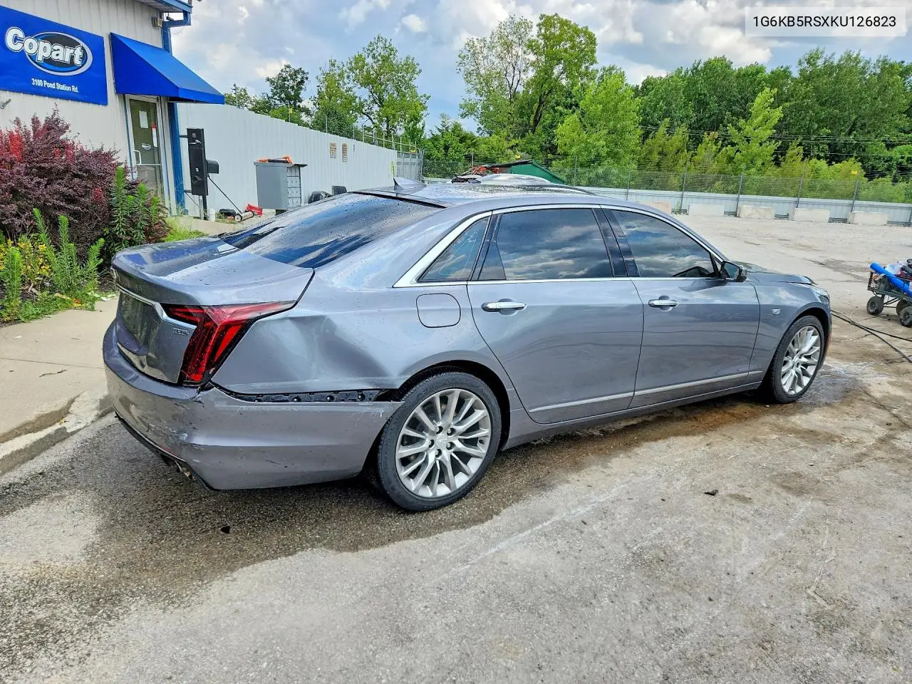 2019 Cadillac Ct6 Luxury VIN: 1G6KB5RSXKU126823 Lot: 60950826