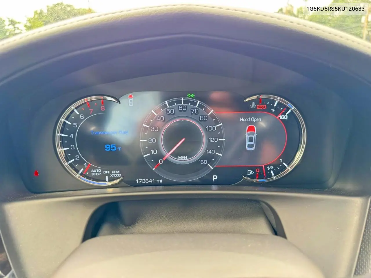 2019 Cadillac Ct6 Premium Luxury VIN: 1G6KD5RS5KU120633 Lot: 61687906