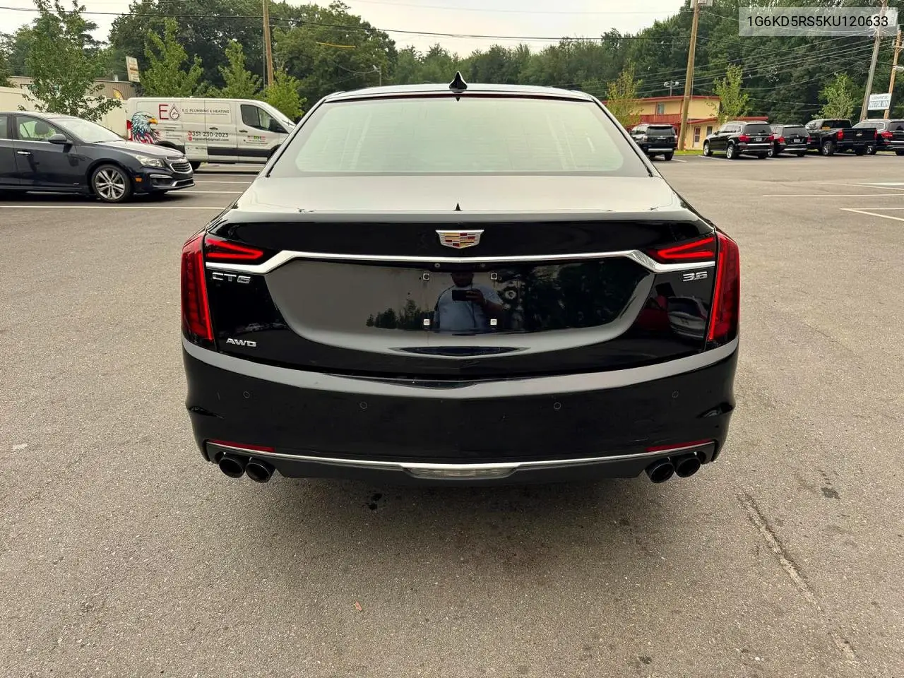 2019 Cadillac Ct6 Premium Luxury VIN: 1G6KD5RS5KU120633 Lot: 61687906