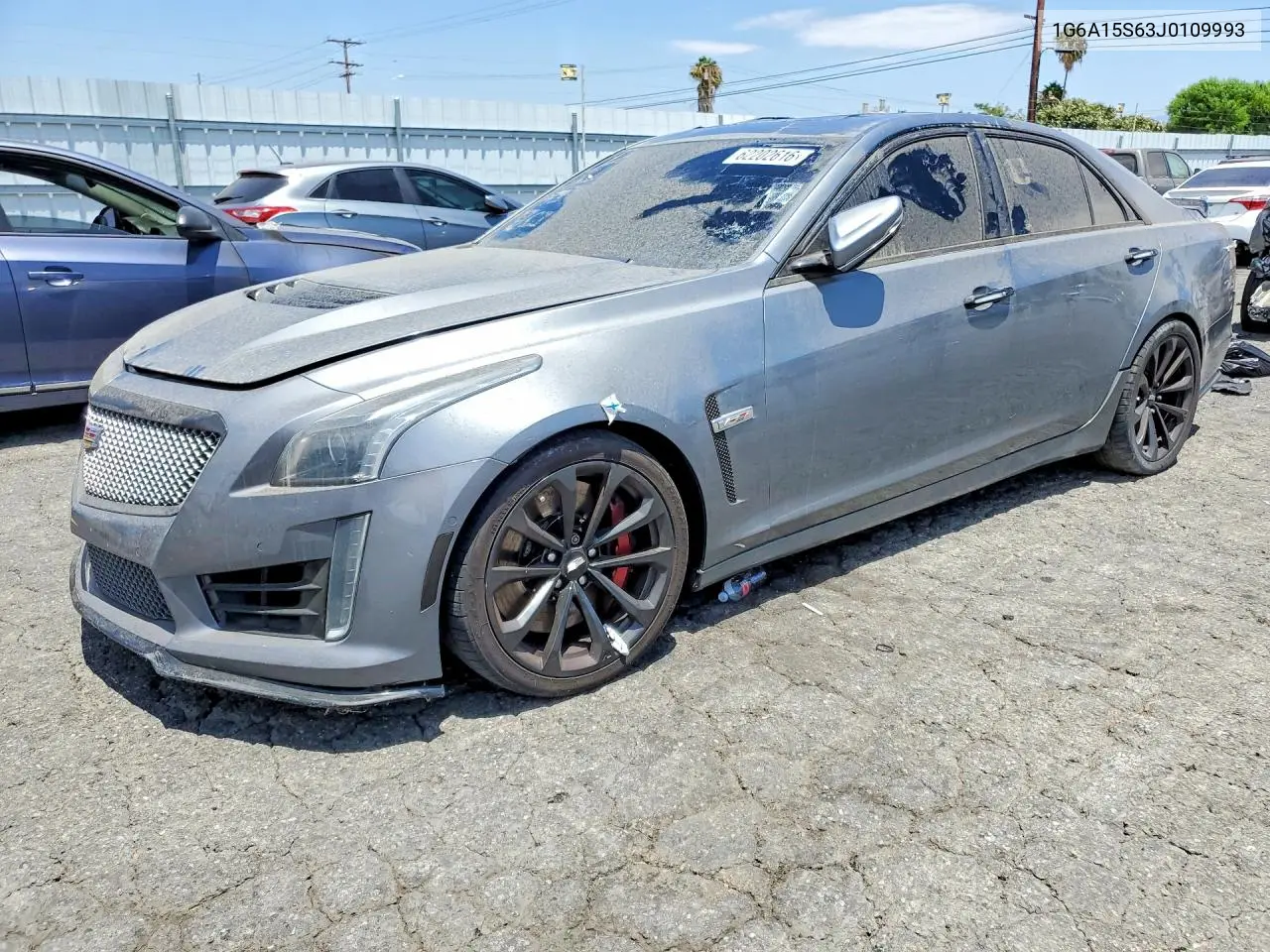 2018 Cadillac Cts-V VIN: 1G6A15S63J0109993 Lot: 62202616