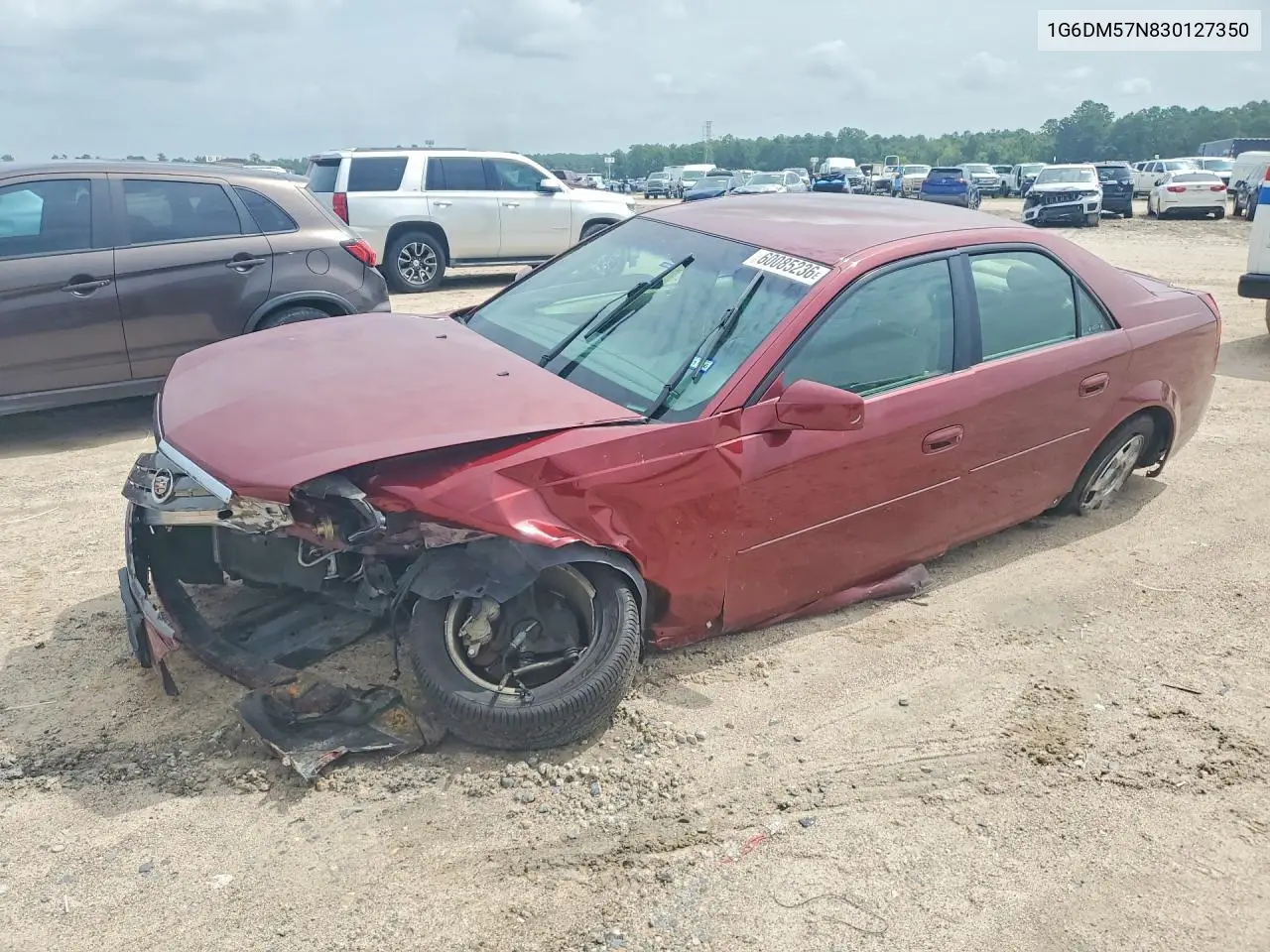 2003 Cadillac Cts VIN: 1G6DM57N830127350 Lot: 60085236