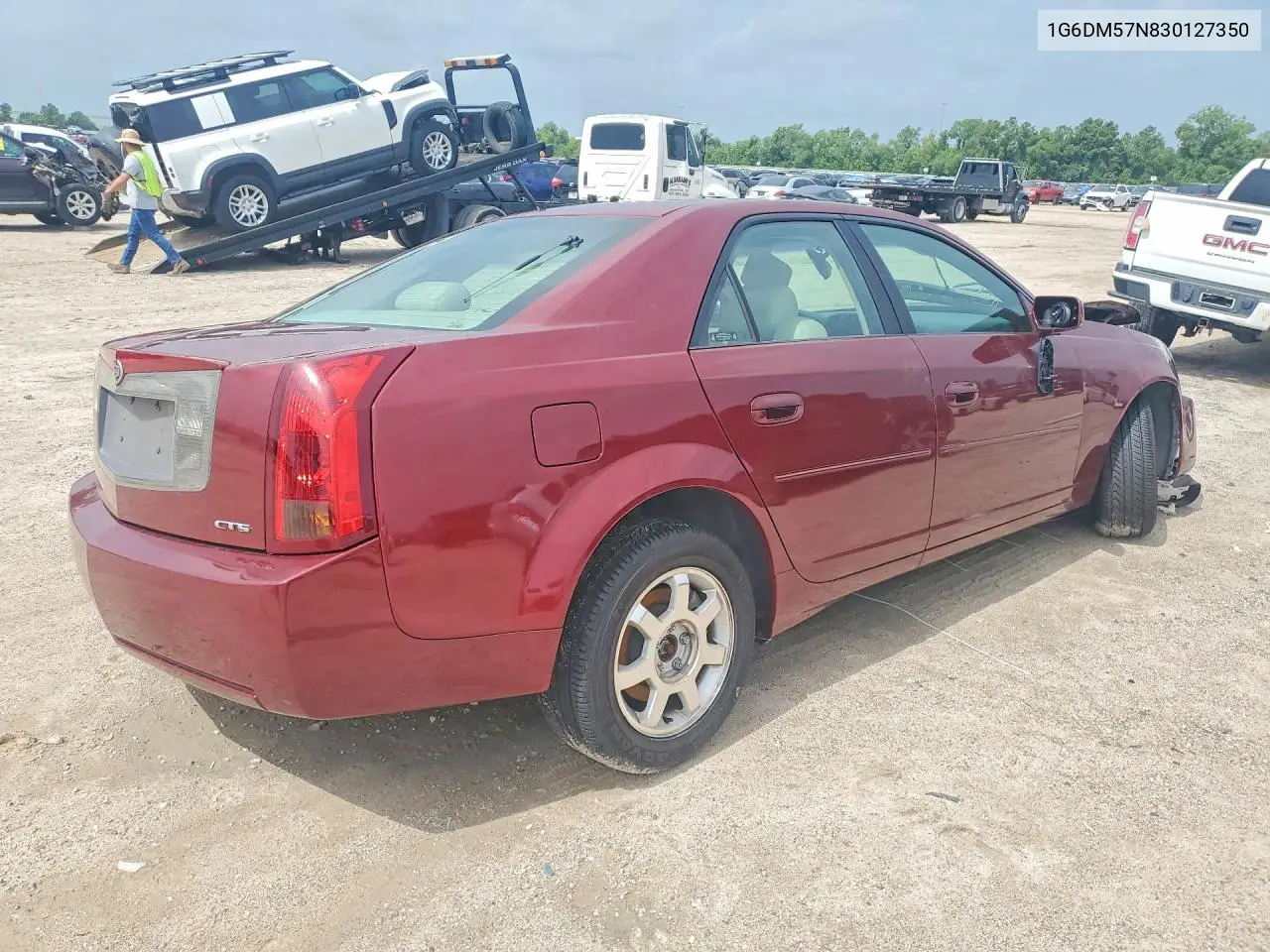 2003 Cadillac Cts VIN: 1G6DM57N830127350 Lot: 60085236