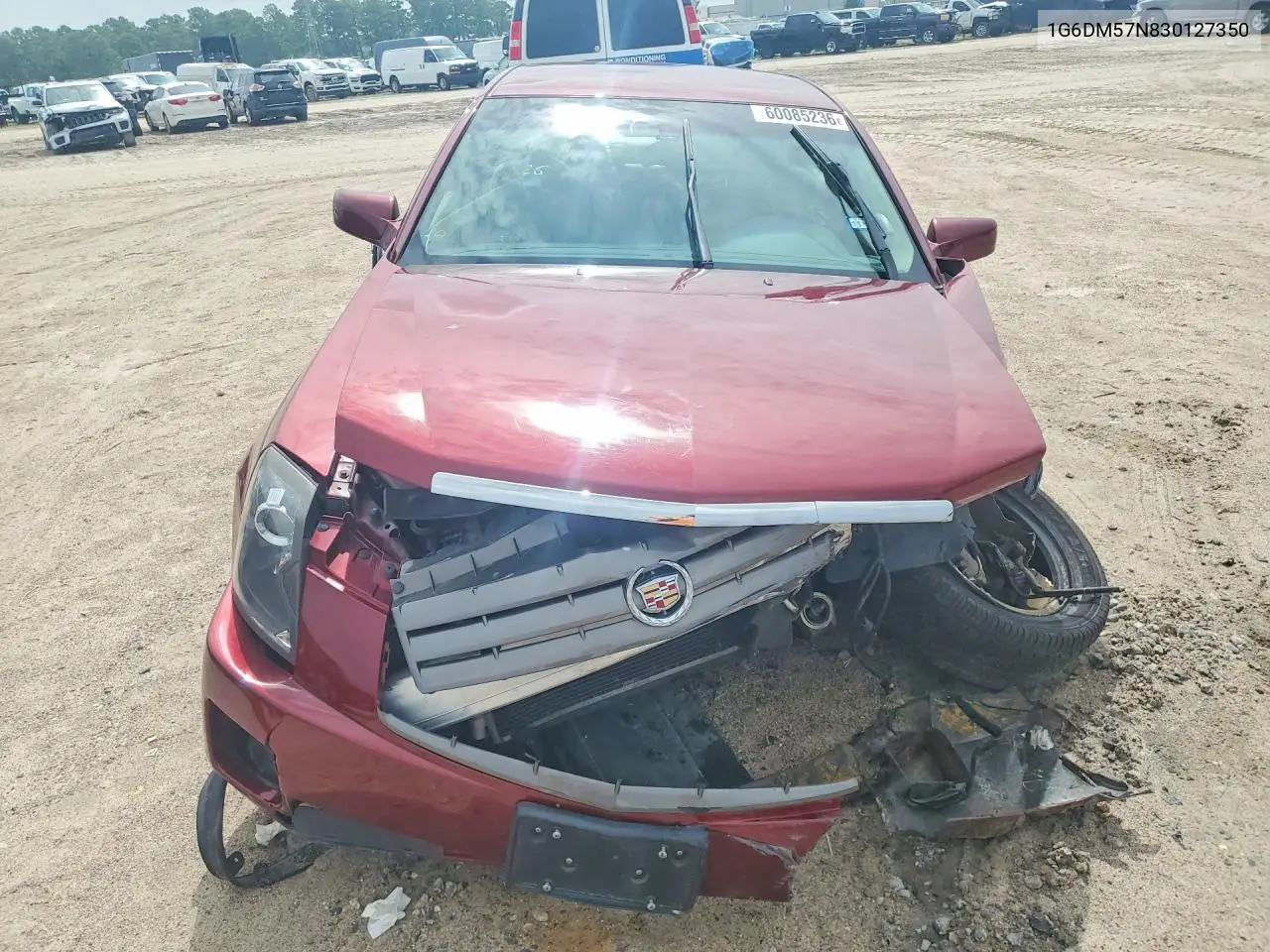 2003 Cadillac Cts VIN: 1G6DM57N830127350 Lot: 60085236