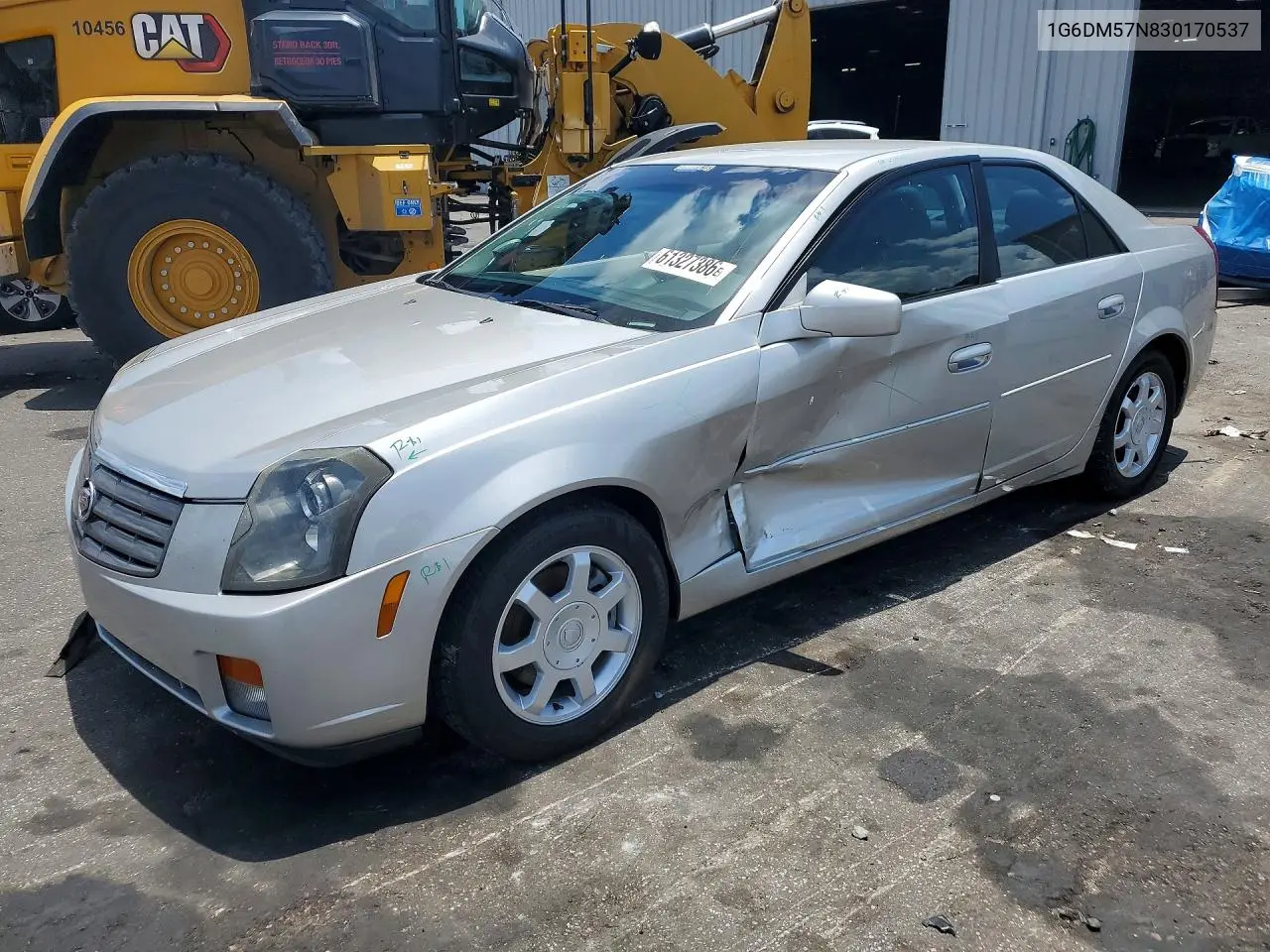 2003 Cadillac Cts VIN: 1G6DM57N830170537 Lot: 61327386