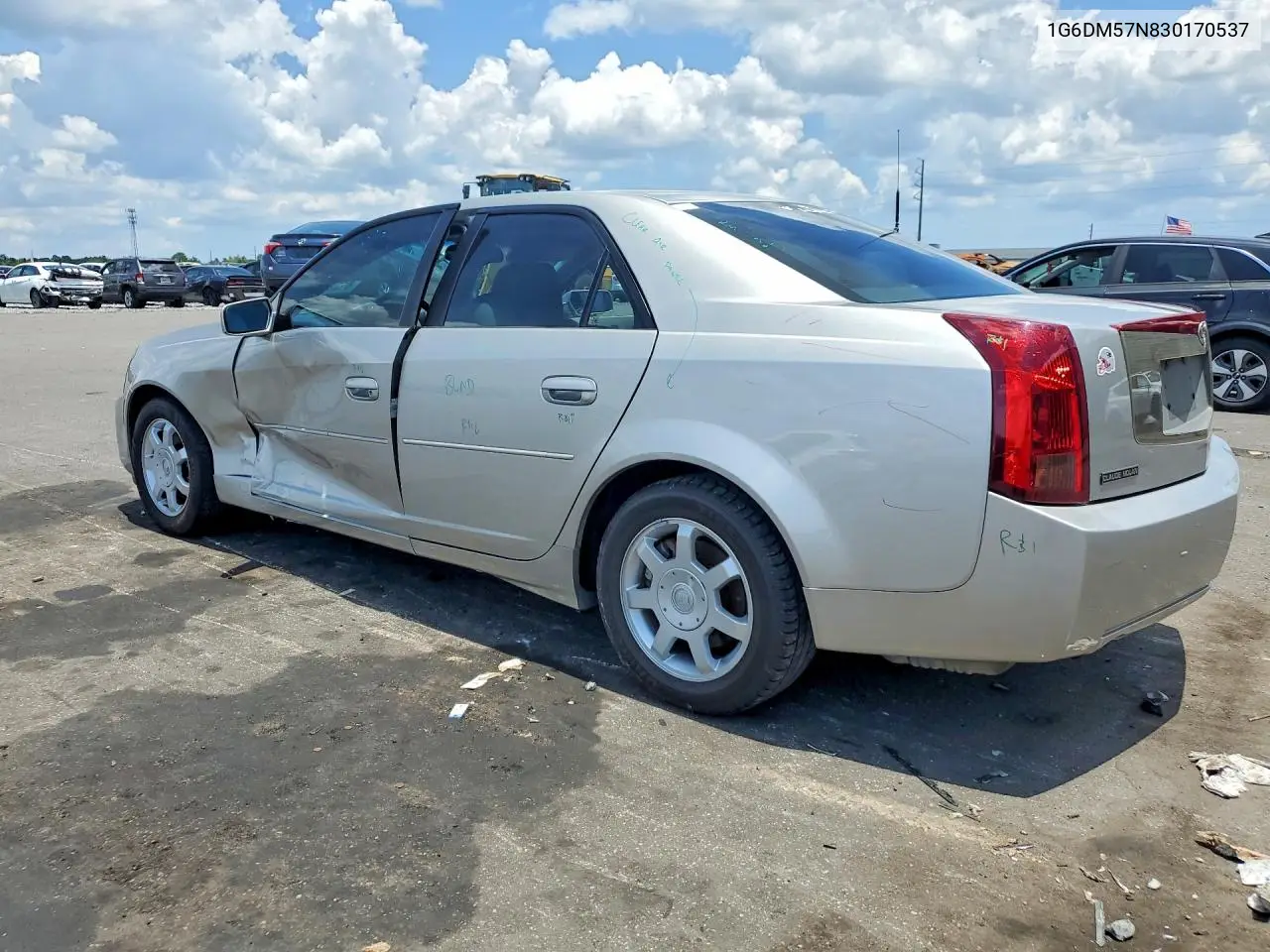 2003 Cadillac Cts VIN: 1G6DM57N830170537 Lot: 61327386