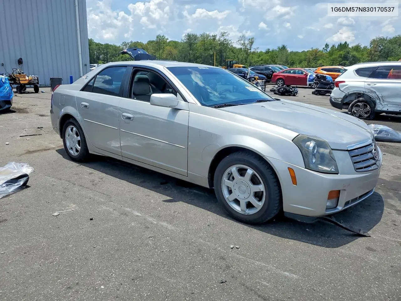 2003 Cadillac Cts VIN: 1G6DM57N830170537 Lot: 61327386