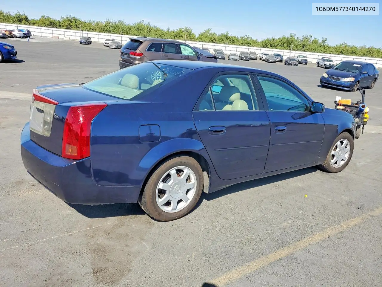2004 Cadillac Cts VIN: 1G6DM577340144270 Lot: 61628326