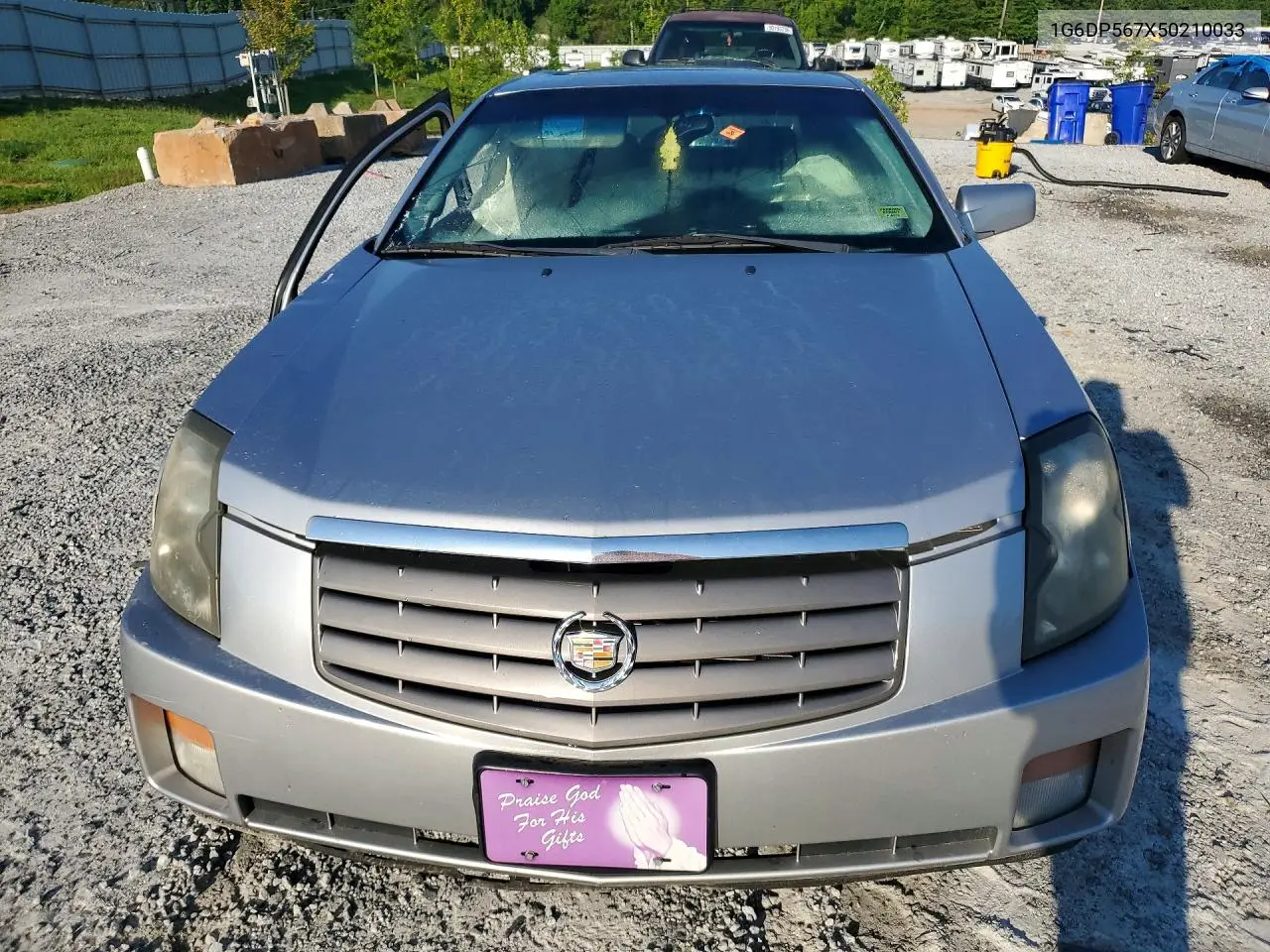 2005 Cadillac Cts Hi Feature V6 VIN: 1G6DP567X50210033 Lot: 60181006