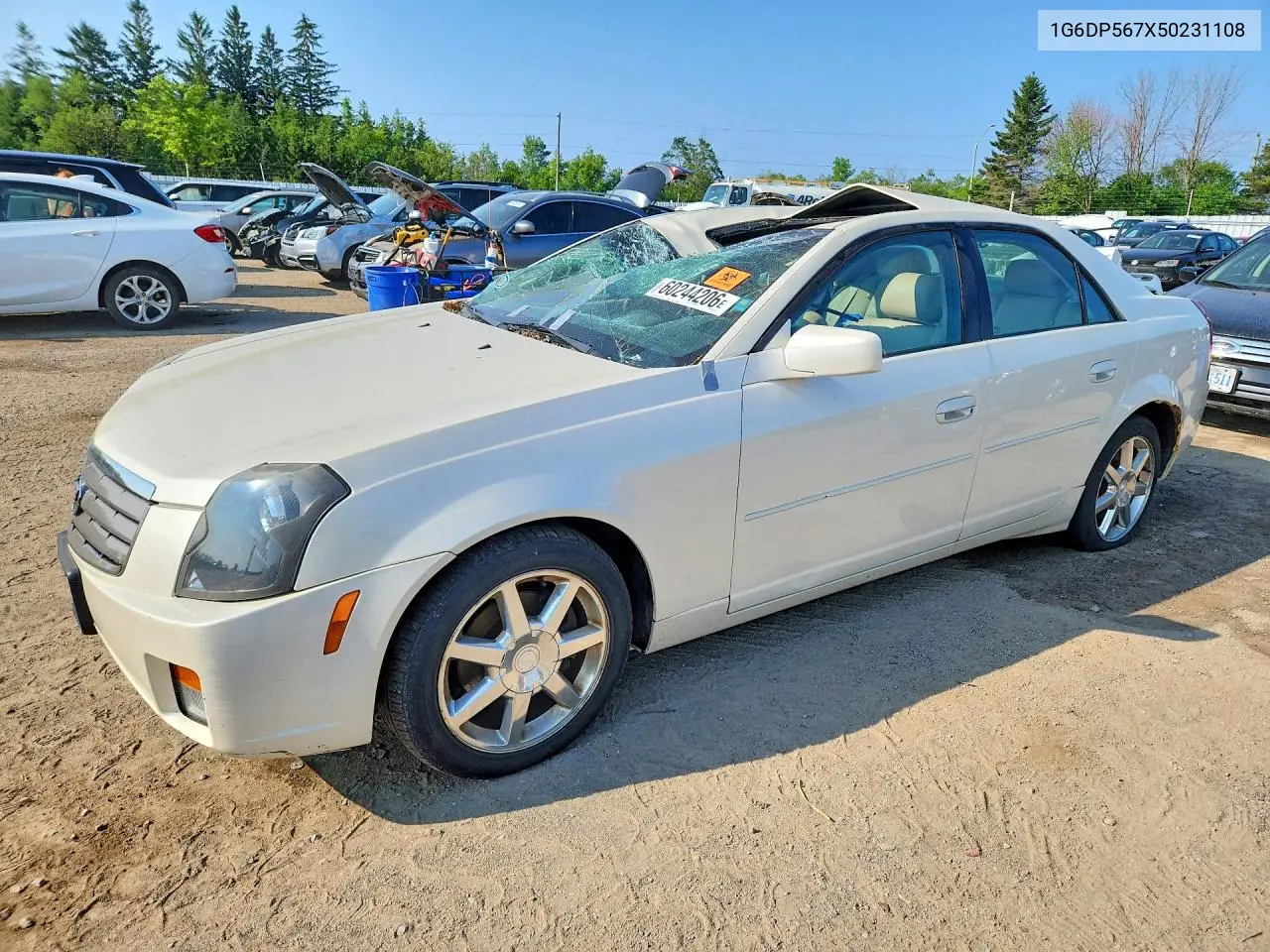2005 Cadillac Cts Hi Feature V6 VIN: 1G6DP567X50231108 Lot: 60244206