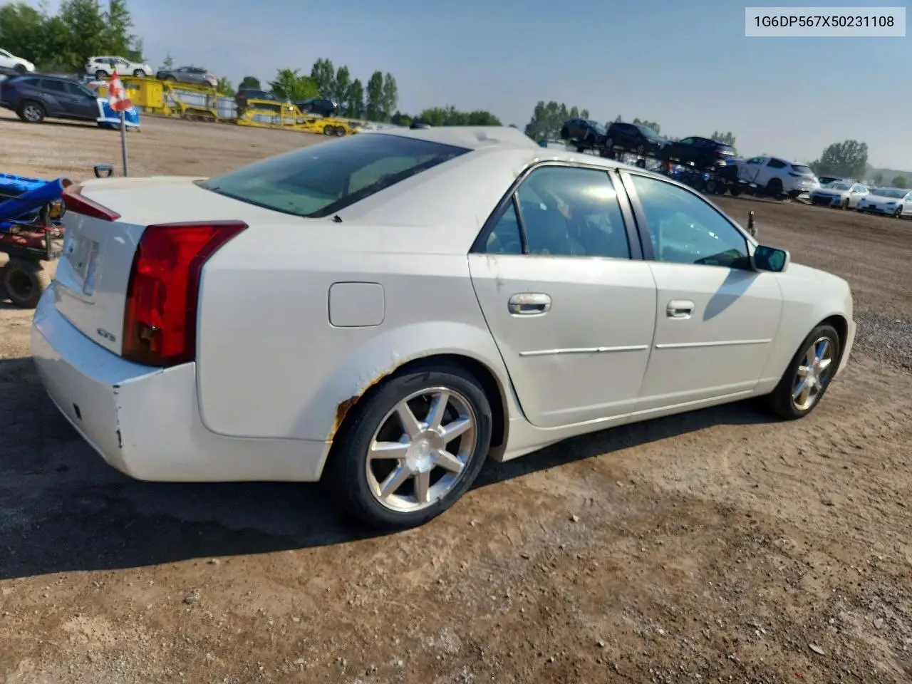 2005 Cadillac Cts Hi Feature V6 VIN: 1G6DP567X50231108 Lot: 60244206