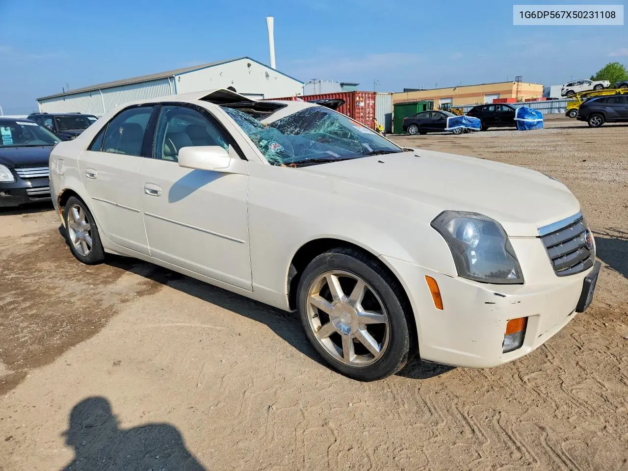 2005 Cadillac Cts Hi Feature V6 VIN: 1G6DP567X50231108 Lot: 60244206
