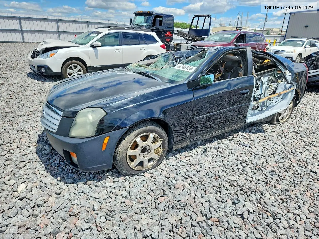 2006 Cadillac Cts Hi Feature V6 VIN: 1G6DP577460191429 Lot: 56749156