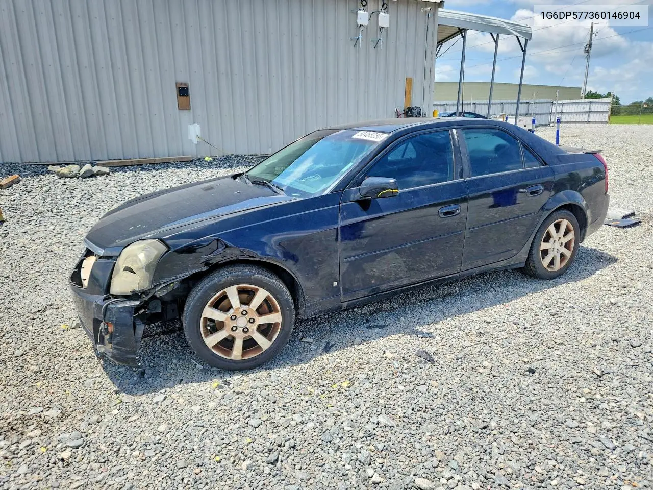2006 Cadillac Cts Hi Feature V6 VIN: 1G6DP577360146904 Lot: 58455286