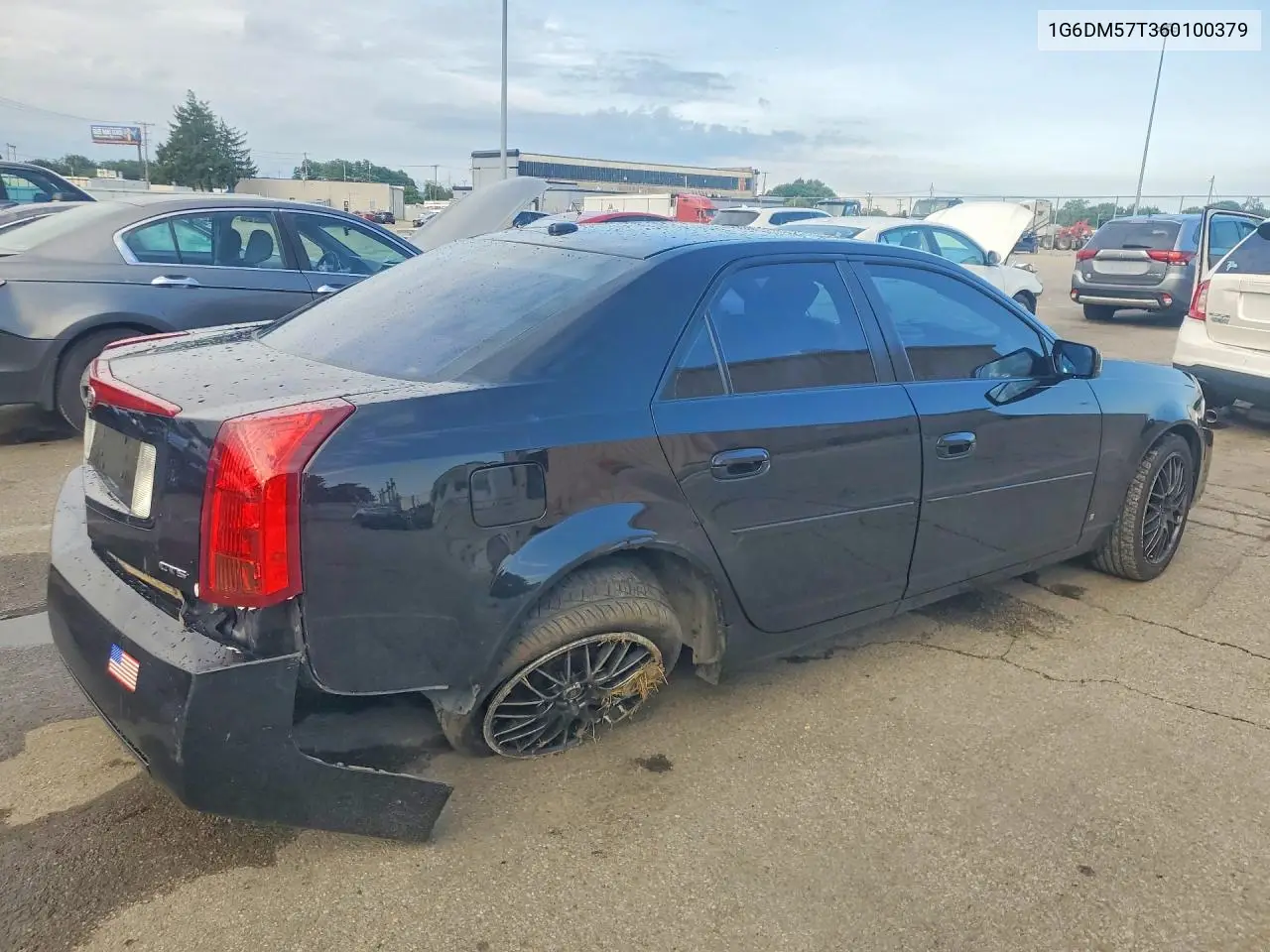 2006 Cadillac Cts VIN: 1G6DM57T360100379 Lot: 59401996