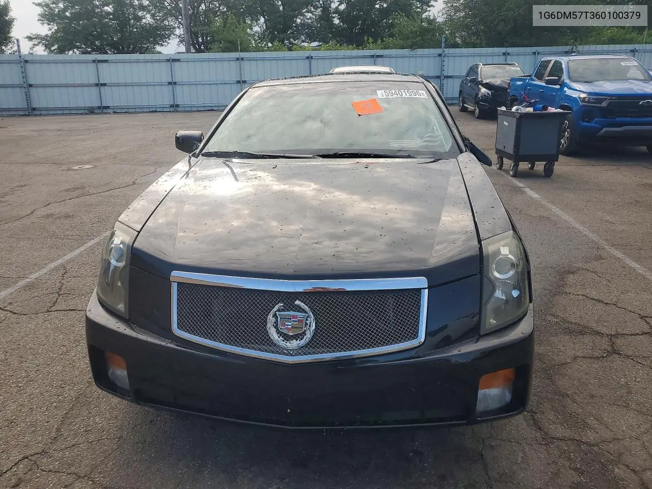 2006 Cadillac Cts VIN: 1G6DM57T360100379 Lot: 59401996