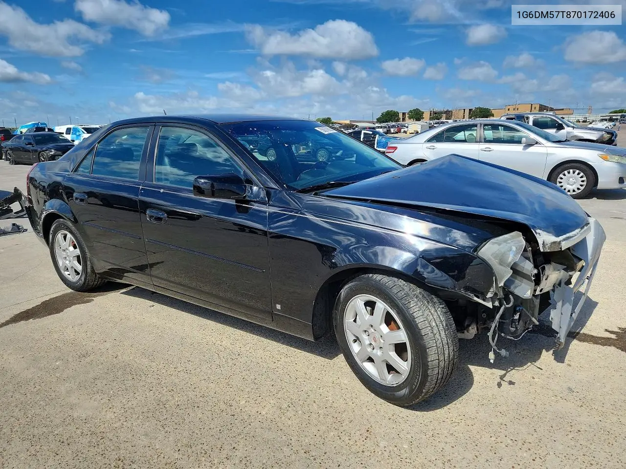 2007 Cadillac Cts VIN: 1G6DM57T870172406 Lot: 56870886