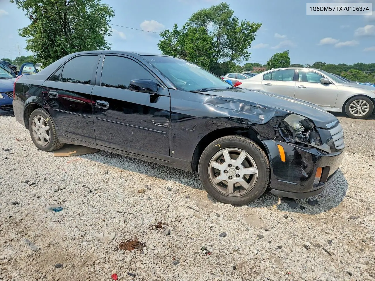 2007 Cadillac Cts VIN: 1G6DM57TX70106374 Lot: 60564566